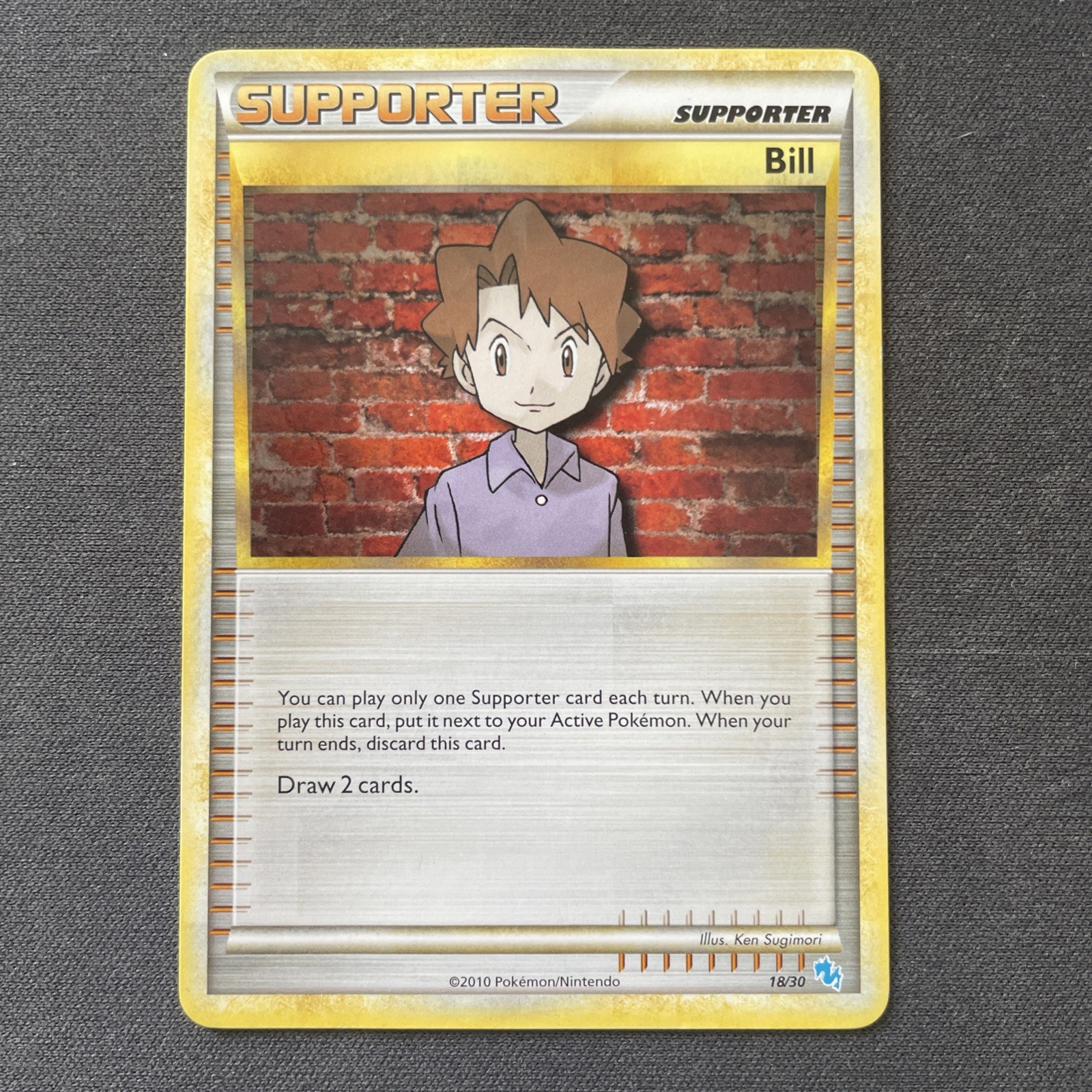 Bill 18/30 Pokemon HGSS Trainer Kit: Gyarados & Raichu 2010 LP