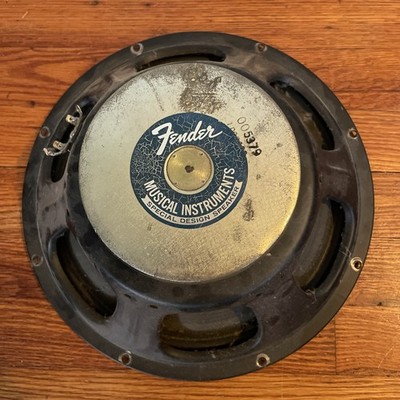 Vintage 70's Fender Special Design 12” Blue Label Pyle 60 Watt 8