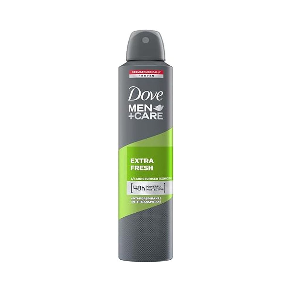 Dove Men+Care Extra Fresh Antiperspirant Deodorant Spray 150 ml - Pack of 6 - Image 4