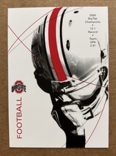 2007 Ohio State Buckeyes Football Pocket Schedule-Defending Big 10 Champions