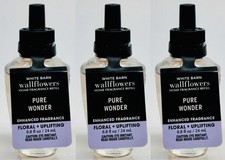 3x24mL. Bath & Body Works WB PURE WONDER Wallflowers Scented Oil Bulb Refills