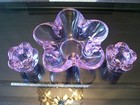 TIFFIN TWILIGHT LAVENDER CANTERBURY CANDLE GARDEN BOWL AND CANDLEHOLDERS — photo 7