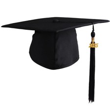 Unisex Adult Matte Graduation Cap with 2025 Tassel for High School and Colleg...