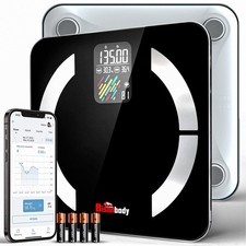 Smart Digital Bathroom Body Scale  Large Display Accurate Result  22 Metric...
