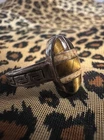 Vintage 925 Sterling Silver Ring Tigers Eye 7.75 Oval Dainty Native American