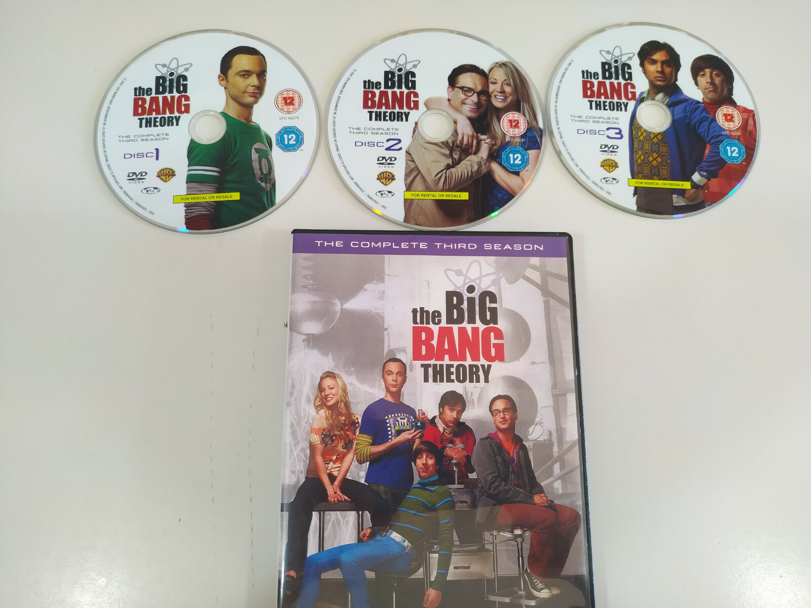 The Big Bang Theory Complete Third Season - 3 X DVD Spanish English