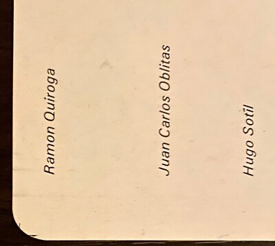 Carte Foot Sportscaster Pérou 1979 - Cubillas, Sotil, Chumpitaz - Équipe 1977 - Originale
