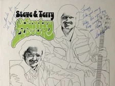 Steve & Terry COUNTRY FLAVOR vinyl LP  Private Rural Folk Rock INDIANA+bonus CD