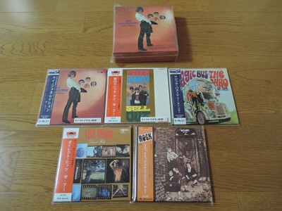 Who Promo Box + 5 Japan Mini LP CD Set  Sealed Condition