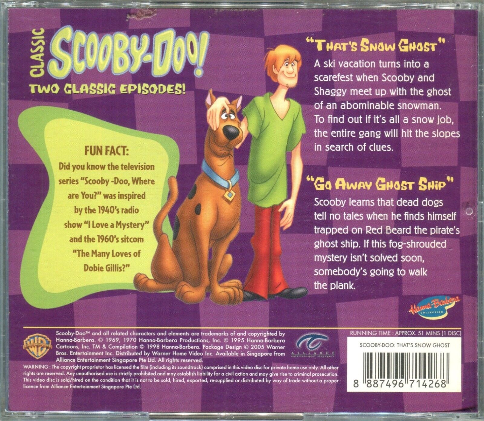 2005 Classic Scooby-Doo! That's Snow Ghost (1970) Original Video CD VCD  Rare OOP | eBay