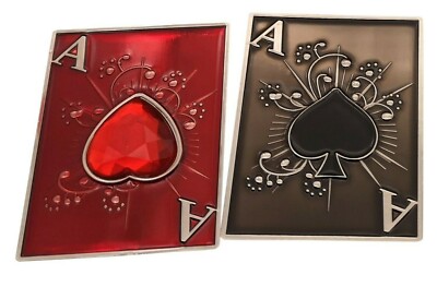 Lucky Ace Double Sided Poker Card Guard NEW & EXCLUSIVE to THE POKER STORE