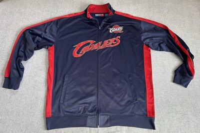Vintage Cleveland Cavaliers Big Man Majestic Size 2XL Tall Jacket Zip Up -Track