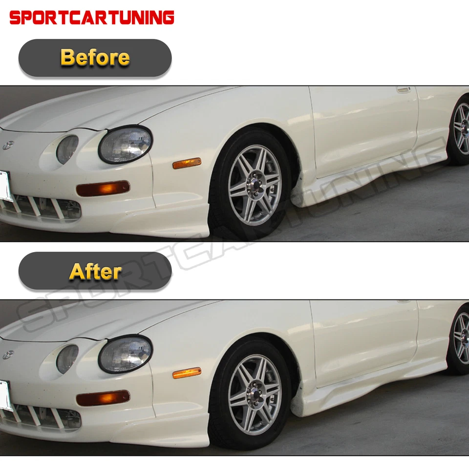 For 1994-1999 Toyota Celica Amber LED Front Bumper Side Marker Signal Light Lamp - Image 3 of 4