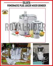 Sujata "POWERMATIC PLUS JUICER MIXER GRINDER 900W" With 2 Jar - Express Shipping