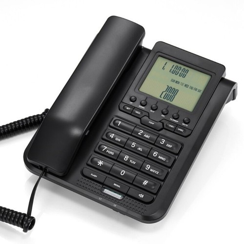 Biuro domowe Biurko Telefon Duża klawiatura Regulowana jasność Połączenie bez użycia rąk - Zdjęcie 2 z 8