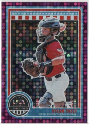 Dylan Tucci 2025 Panini Stars & Stripes H2 Purple #'d/99 Card #159