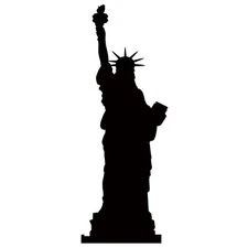 STATUE OF LIBERTY SILHOUETTE CARDBOARD CUTOUT Standee Standup Poster Prop F/S