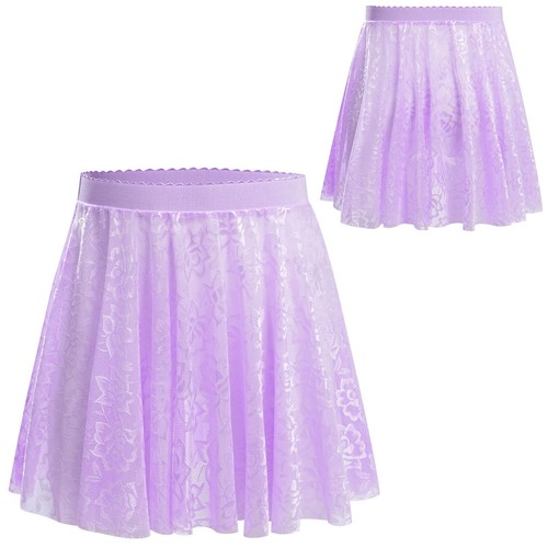 Niñas Falda Princesa Vestido Floral Faldas Informal Minifalda Cintura Elástica - Imagen 19 de 47