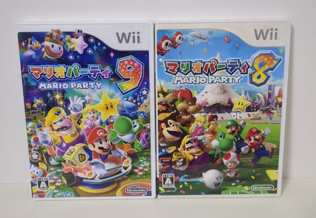 Mario Party 8 & 9 2Games set Nintendo Wii Japanese Tested | eBay