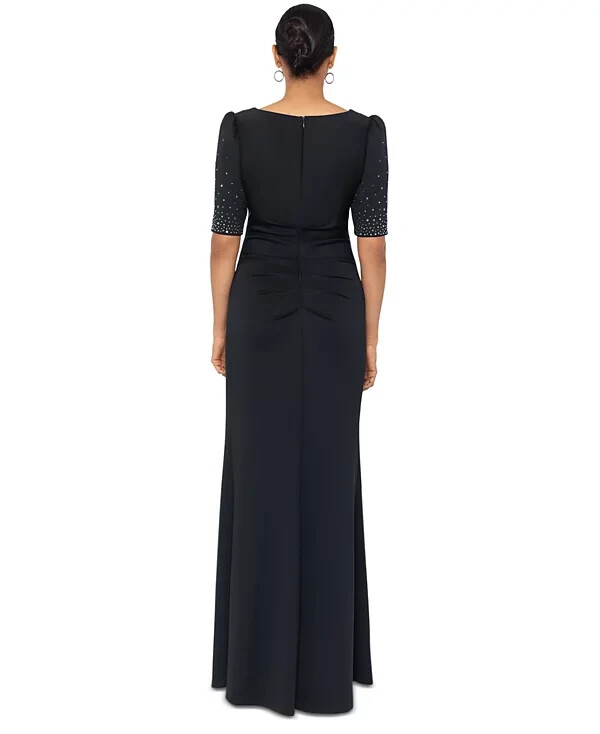 169-xscape-women-s-embellished-scuba-boat-neck-gown-black-size-8-ebay