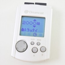 Dreamcast Visual Memory PEARL WHITE HKT-7000 NO Cap Sega Official VMU 9358 dc