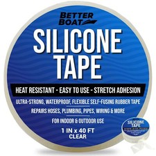 Clear Heavy Duty Silicone Tape Selffusing Rubber Hose And Plumbing Water Pipe Re