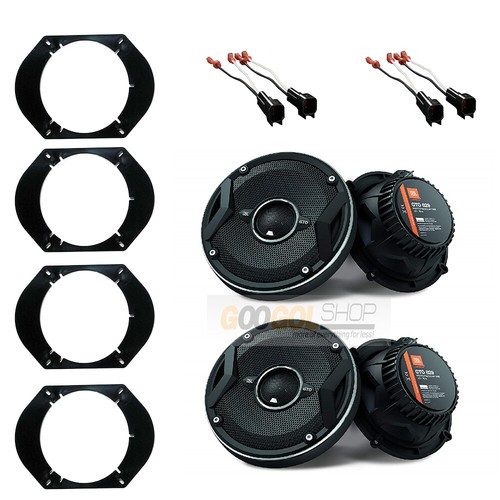 JBL FrontRear Door Speakers w/ 6x8" to 6.5" adapters fits 992014 Ford F150 669356824427 eBay