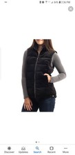 24 2xl zeroxposur woman's black velour puffer vest MSRP 70 new with tags