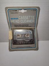 Vintage Realistic 44-1160B Head Cleaner Audio Cassette Non-Abrasive NEW Opened