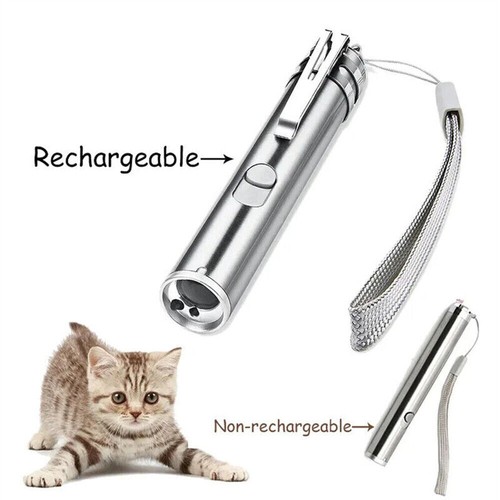 3-in-1 USB Rechargeable Multi Torch UV Light Cat Laser Pointer Pen Pet Toy Beam' - Picture 13 of 19