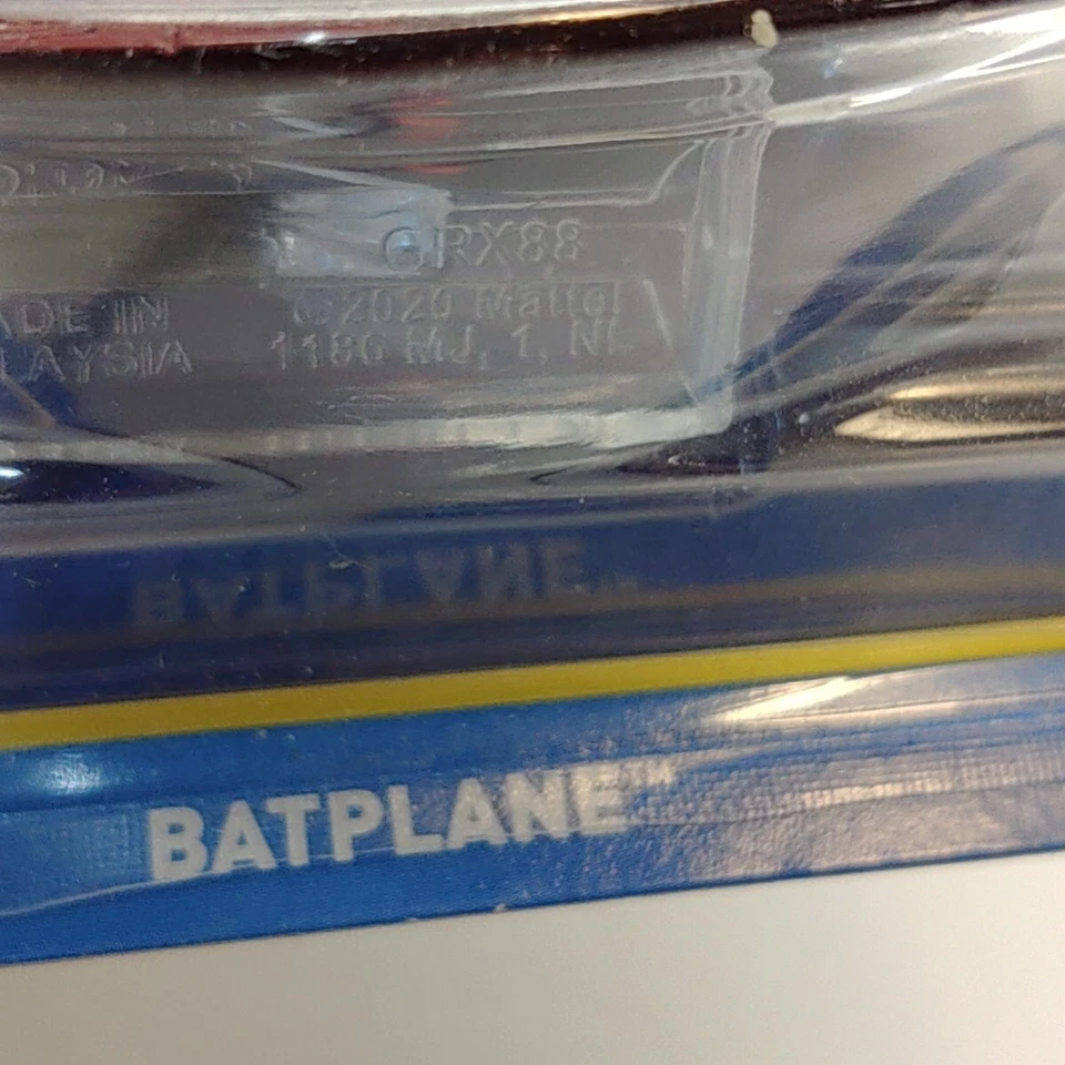 2022 Hot Wheels DC Comics BATMAN THE ANIMATED SERIES BATPLANE 5/5 1:64 Scale NEW - Image 4 of 4