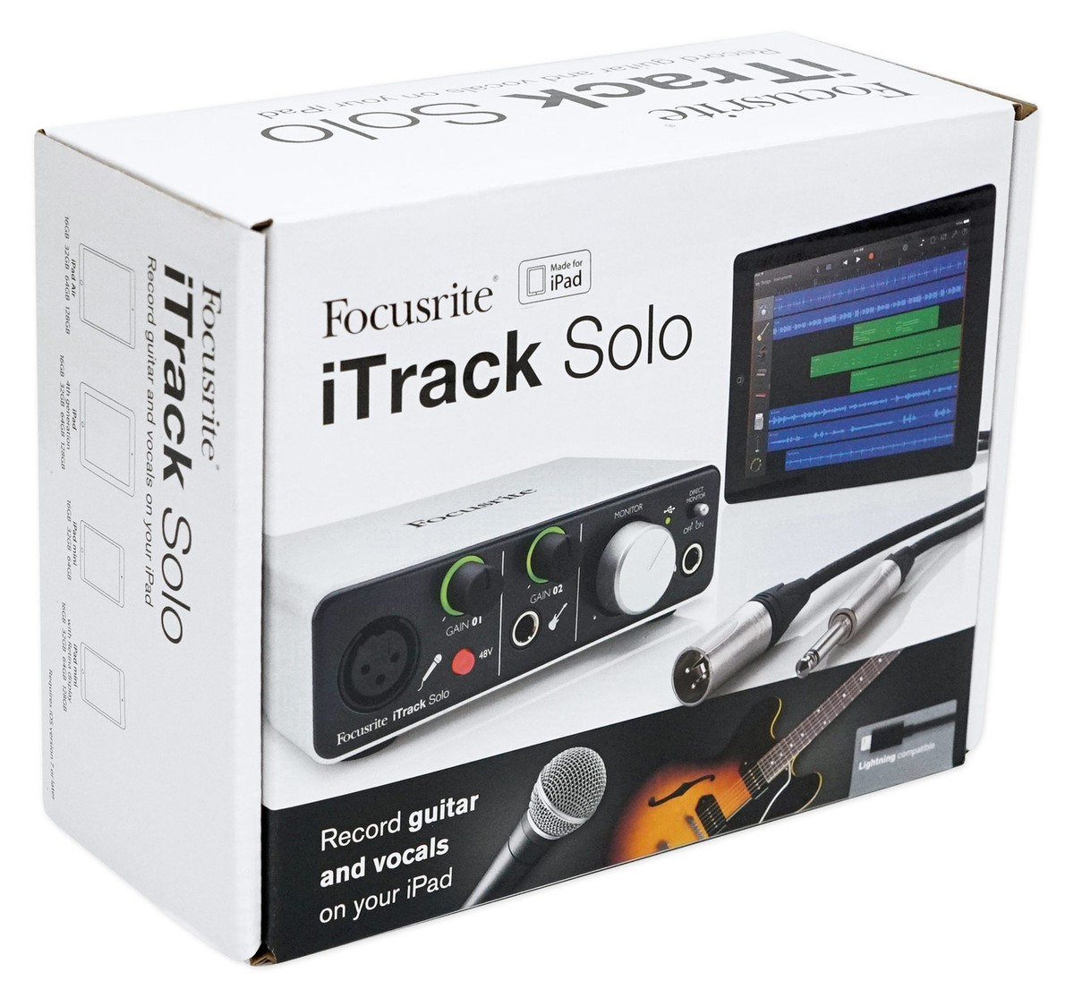 Focusrite ITRACK SOLO LIGHTNING Audio Recording Interface+