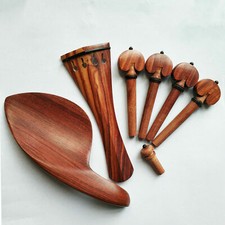 Viola Rose Wood Red Wood Fitting Tailpiece Chinrest Pegs Endpin Hill Shape