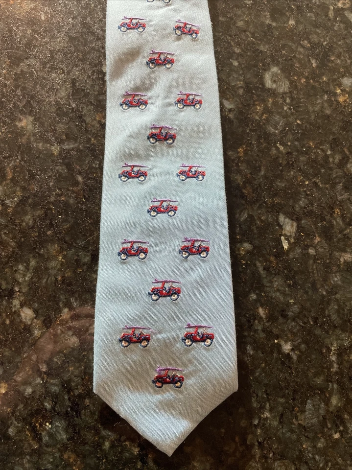 Jeep Southern Tide Neck Blue Tie con tabla de surf bordada, ¡Nuevo! $85 Foto 2 de 4