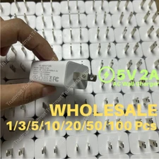 Bulk Lot 5V 2A USB Port Jack Wall Charger 5 Volt v 2 Amp AC to DC Power Adapter