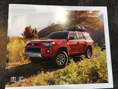 2018 TOYOTA 4RUNNER 24-page Original Sales Brochure