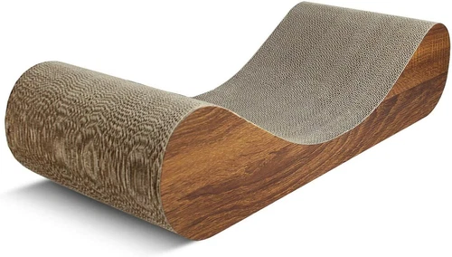 ScratchMe Gato Rascador Poste Salón Cama Gato Rascador Cartón con Cepillo para Gatos - Imagen 18 de 25