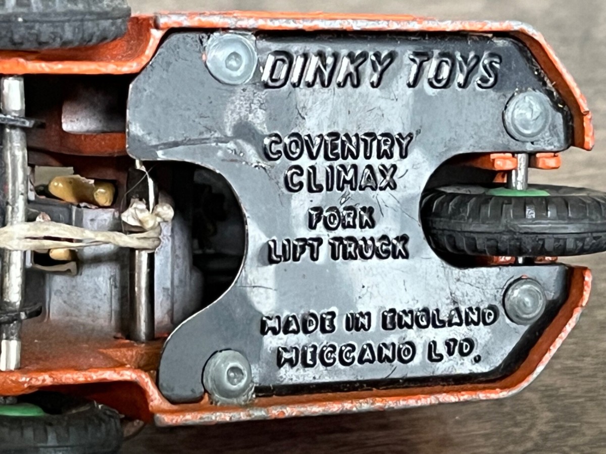 CONVEYANOER フォークリフト ミニカー DINKY TOYS VINTAGE DINKY TOYS Coventry Climax Fork Lift Truck - MECCANO