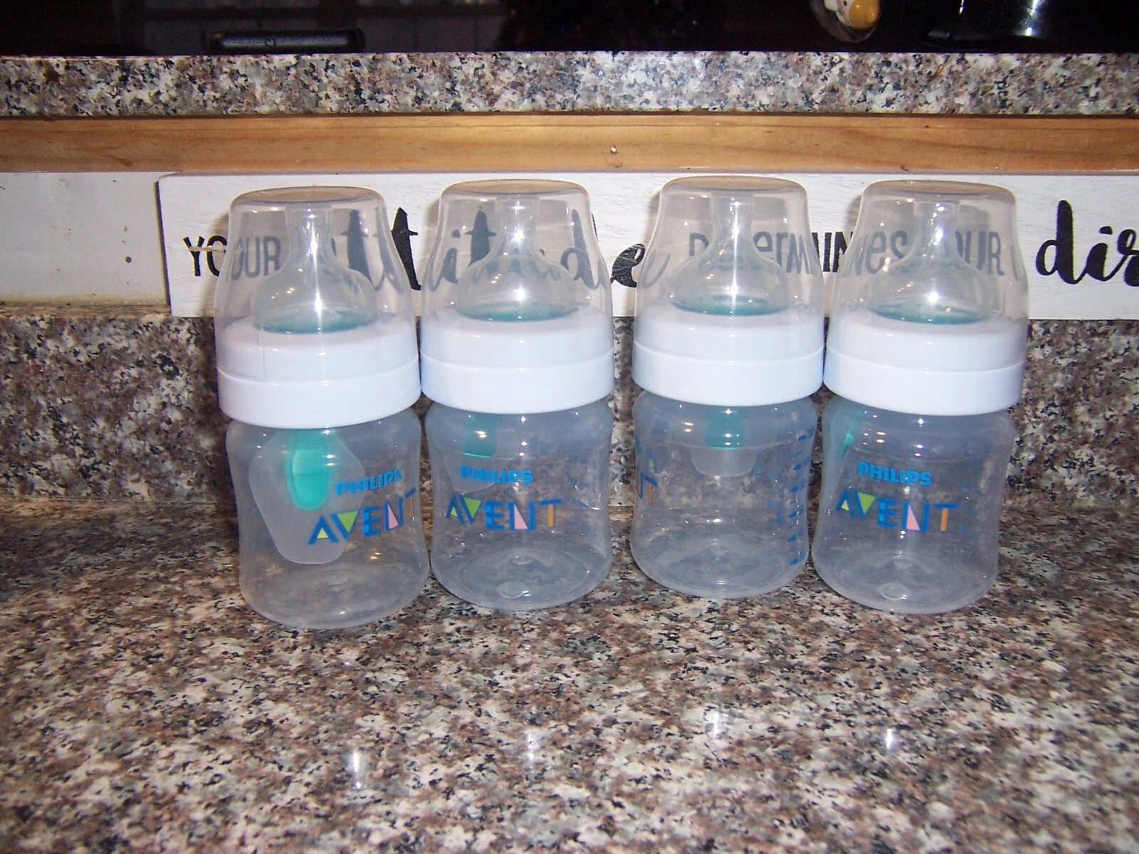 PHILIPS AVENT ANTI-COLIC BABY BOTTLES grey bag