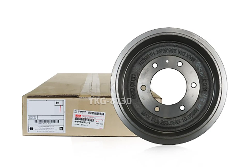 Rear Brake Drum 8973605050 For Isuzu Dmax 2WD 2003 - 2008 2009 2010 2011 - Image 3 of 4