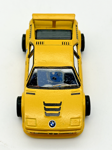 Matchbox World Class Giallo 1981 BMW M-1 Real Riders Pneumatici Gomma Gialli Come Nuovi - Foto 3 di 6