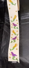Mrs Grossman SPARKLE MERMAID Mermaids & Star Fish Roll Of Stickers Lot