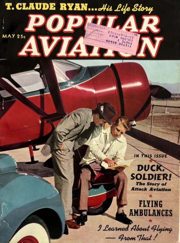 POPULAR AVIATION Magazine, May 1939, Military, Civil & Model Aviation