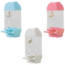 Automatic Bird Feeder Parrot Food Dispenser Anti Splashing Durability 800ml