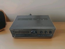 Technics SU-G91 Stereo Integrated Amplifier Receiver.Turns On. Sound With Static