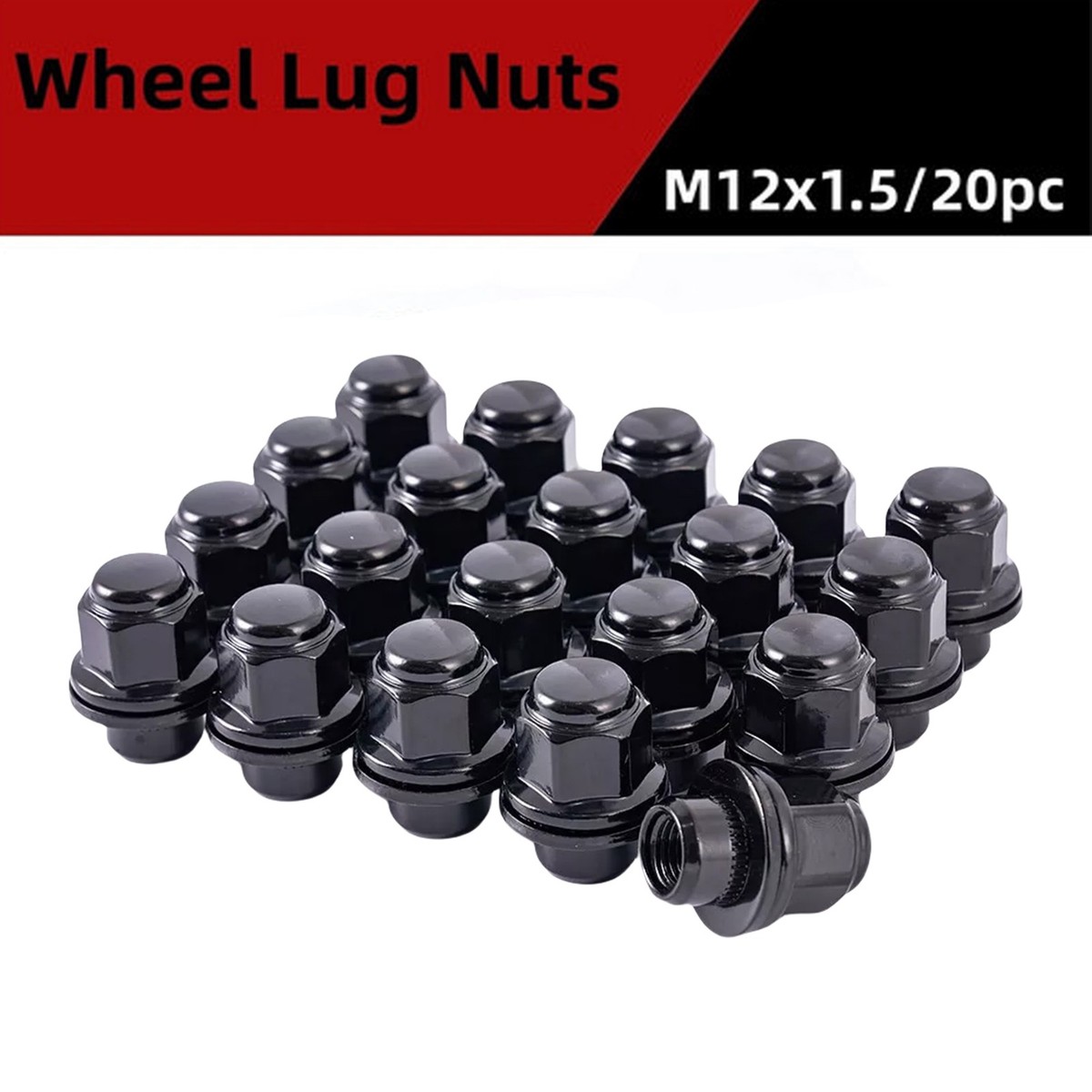 その他 RT-123019 Complete M12 Lug Nut Kit (20) for Toyota Venza 2009-2025 - 12x1.5