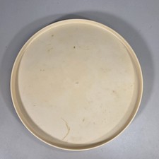 Rubbermaid 10.5" Lazy Susan Turntable JB1-2709 11 Beige 1970s MCM Vintage