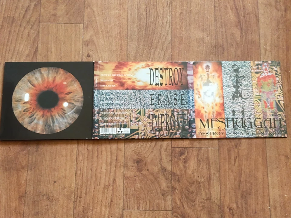 Meshuggah- Destroy Erase Improve, Original-Digi-CD 1995 (Gojira,Fear Factory)