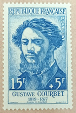 5D1-Timbre France YT  1169 neuf * année 1958 "COURBET"