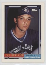 1991-92 Topps Major League Debut 1991 Box Set Pat Hentgen #74 sq1